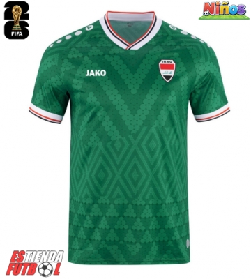 Irak Segunda Equipación Niños Mundial 2026 Manga Corta (+ Pantalones cortos)
